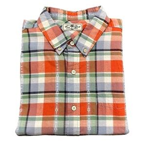 True Grit Shorebreak Checks and Plaids Hollister Two Pocket Button Down